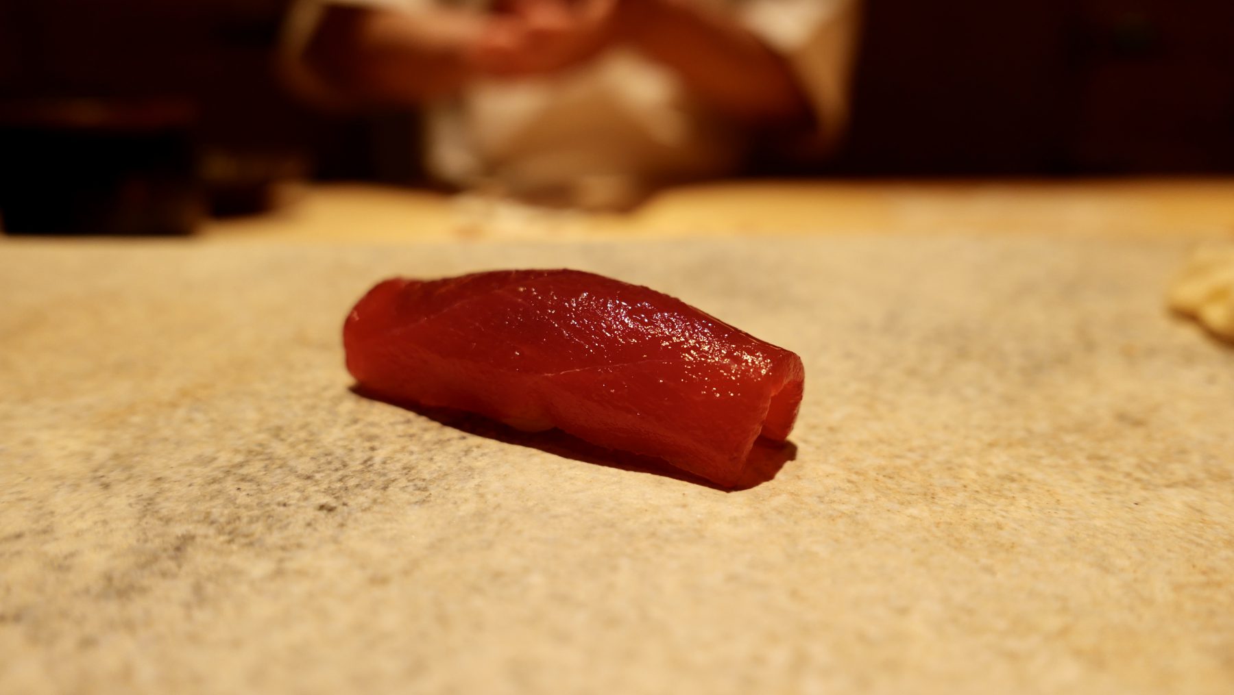 Akami zuke at Sushi Saito,Tokyo