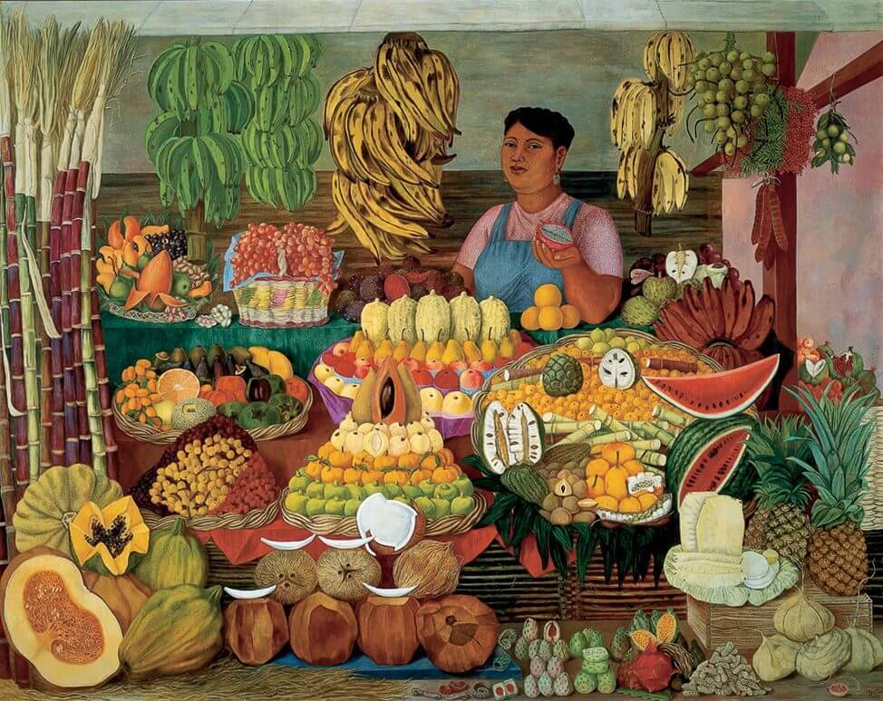  The Fruit Seller (1951) by Olga Costa